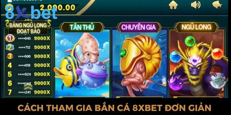 Game Bắn Cá Online Đẳng Cấp Và Bí Kíp Nhận Về Thưởng Khủng Cách tham gia game bắn cá online 8xbet đơn giản